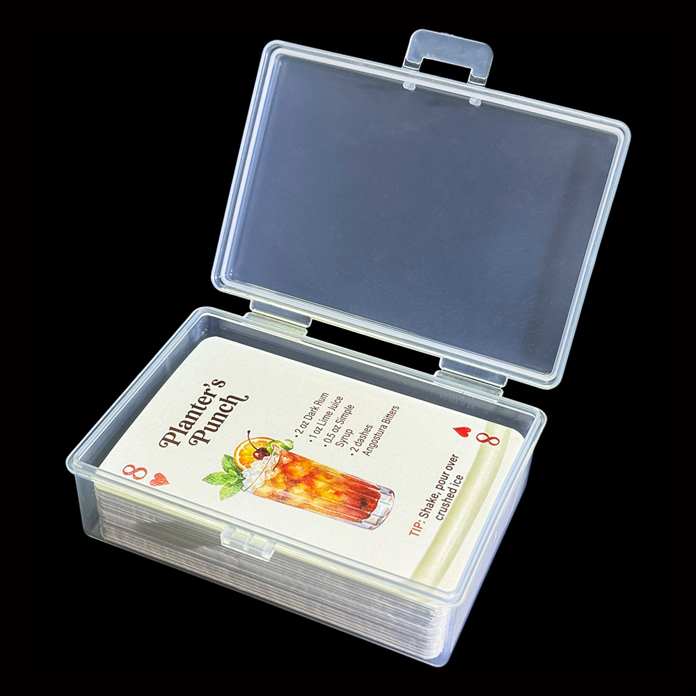 Cocktail Recipe Book - Mazzo di 54 Carte con Ricette