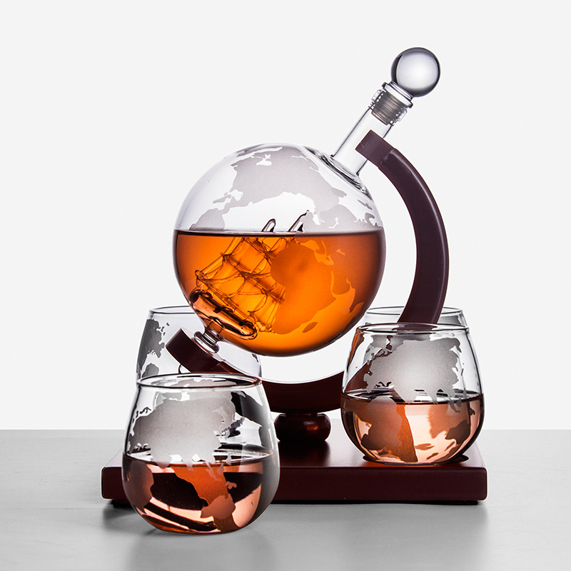 Decanter Globe Set - Globo Decanter creativo bicchiere bottiglia di