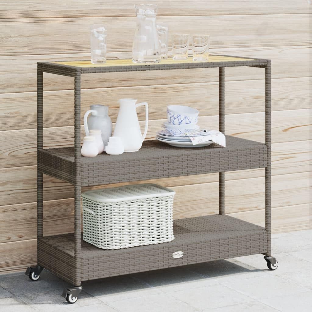 Home Bar Shelves - Carrello Bar da Esterno a 3