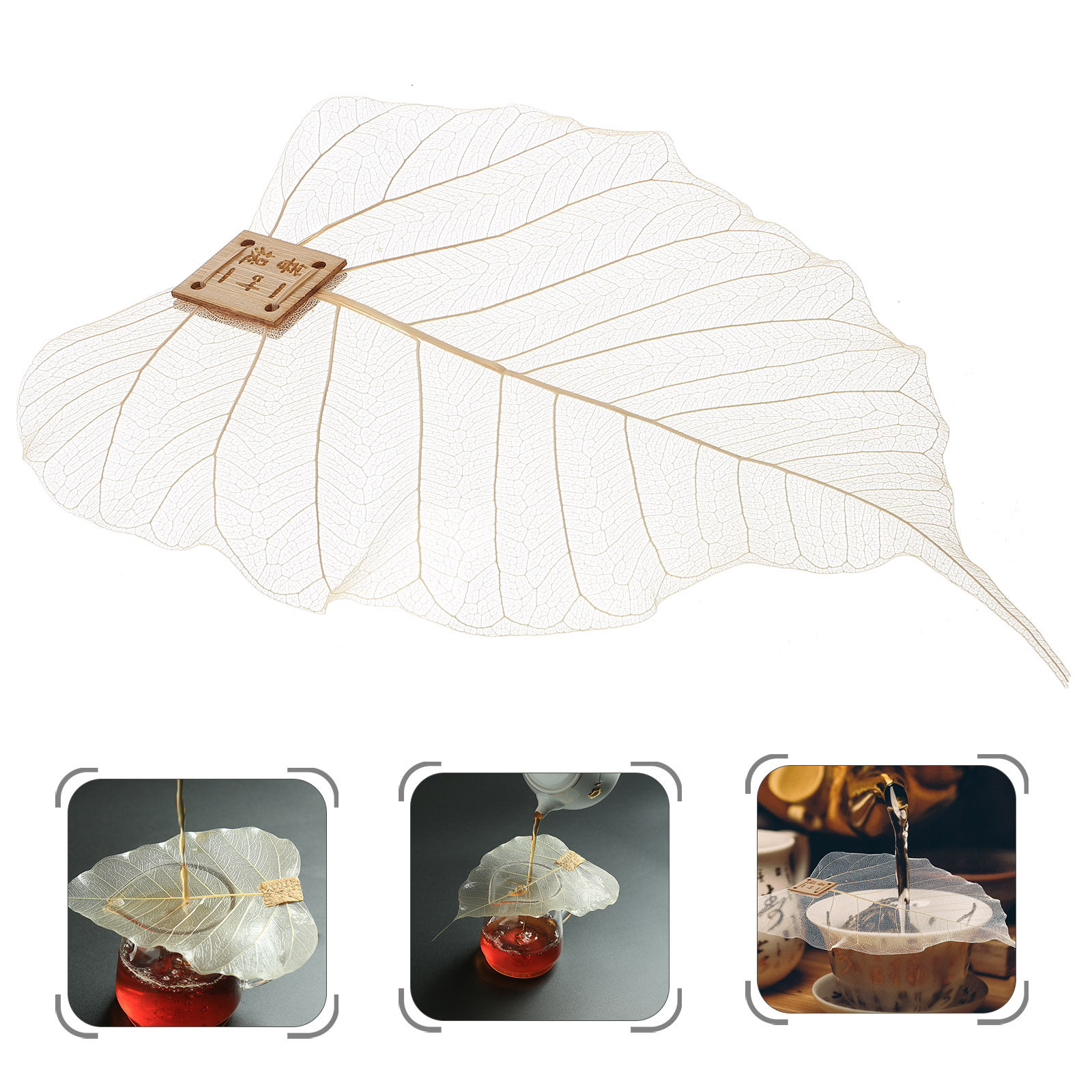 Home Bar Supplies - Filtro a forma di foglia con