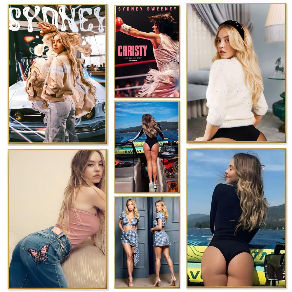 Home Bar Sydney - Poster dell'attrice S-sydney S-sweeney, stampa artistica
