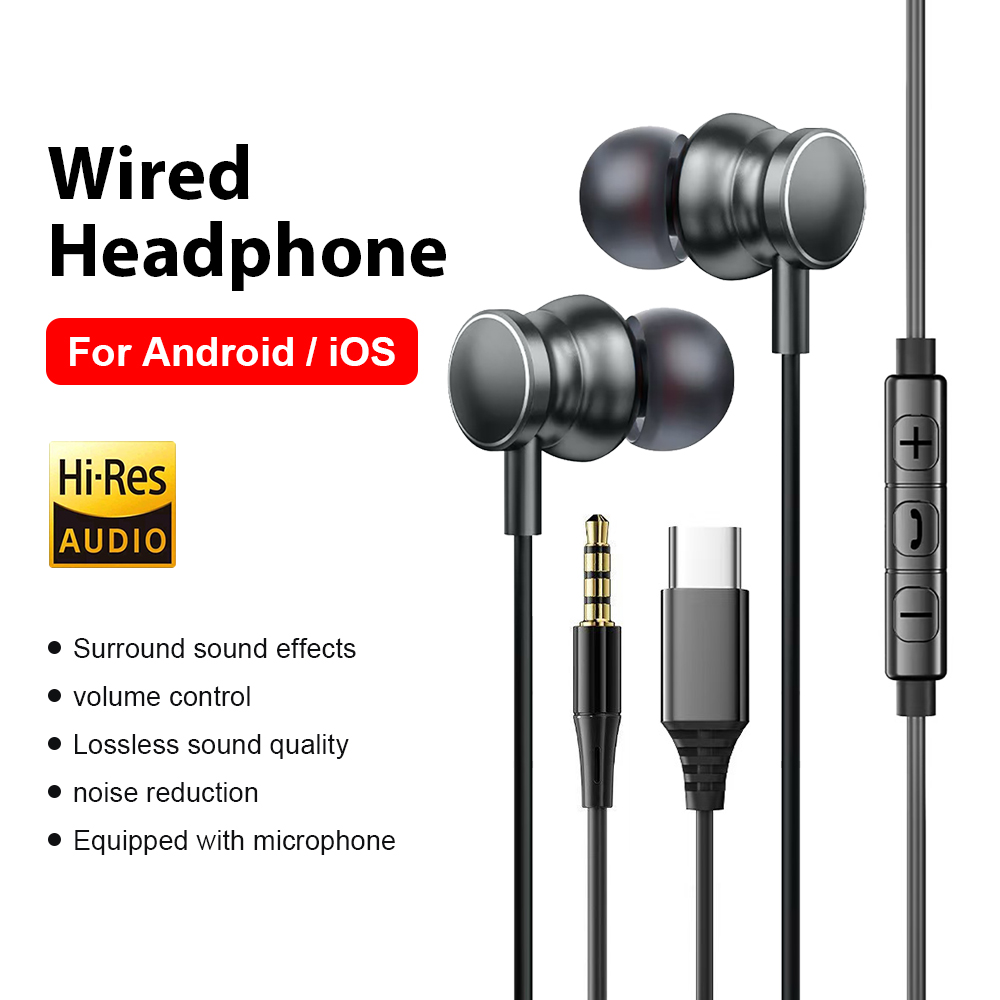 Home Bar Iphone - Tipo C Cuffie cablate Auricolari HiFi
