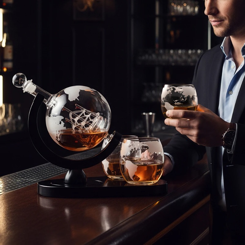 Set Decanter Creativo a Forma  - Decanter Globe Set recensione e prezzo