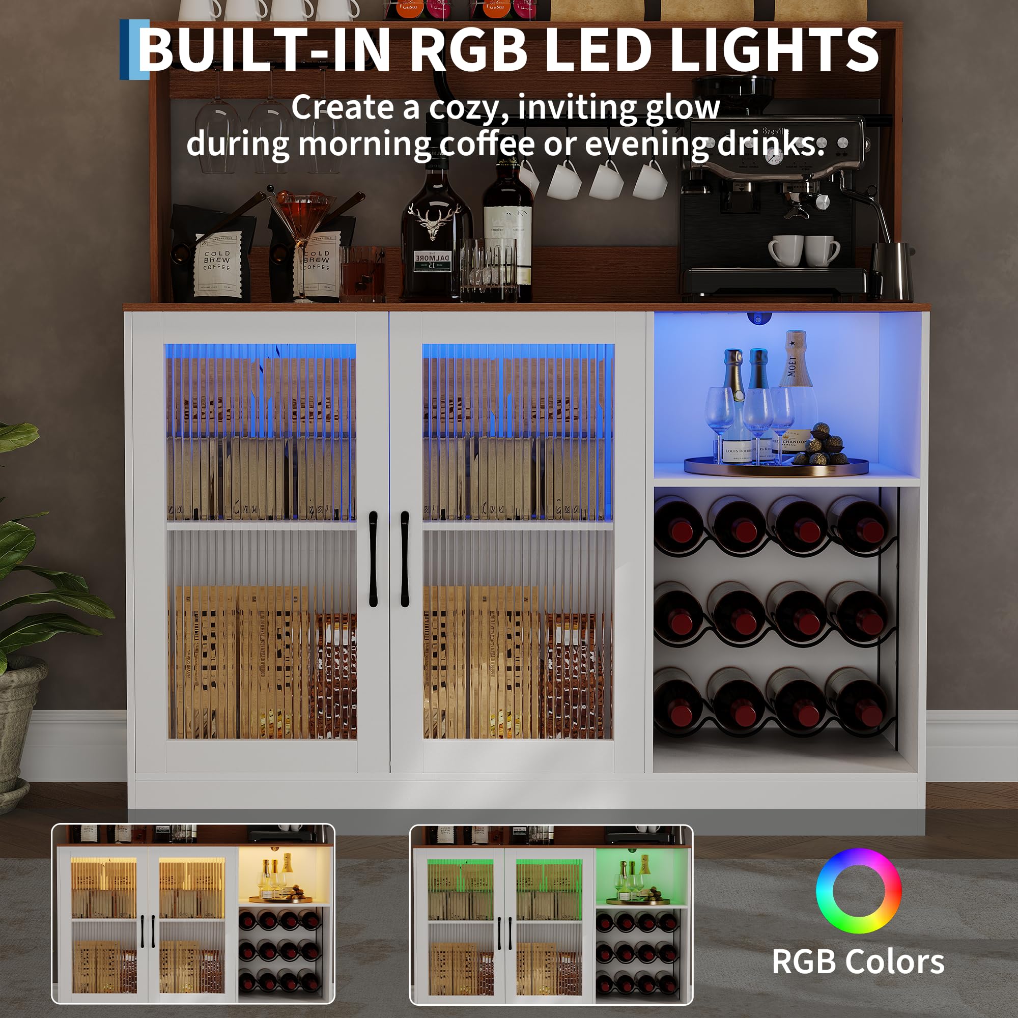 Mobile Bar per Vini con Luci L - Home Bar Shelves recensione e prezzo