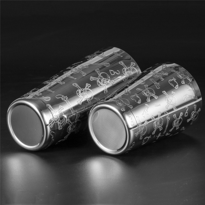 500 ml/800 ml incisione teschi - Boston Shaker Set recensione e prezzo