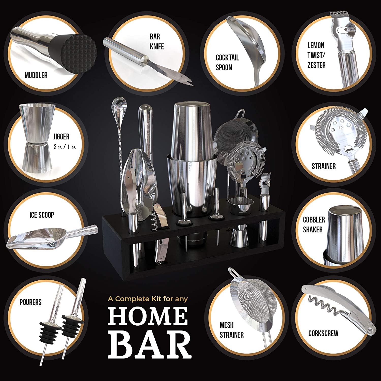 stllCamol Set da Barman Profes - Boston Shaker Set recensione e prezzo