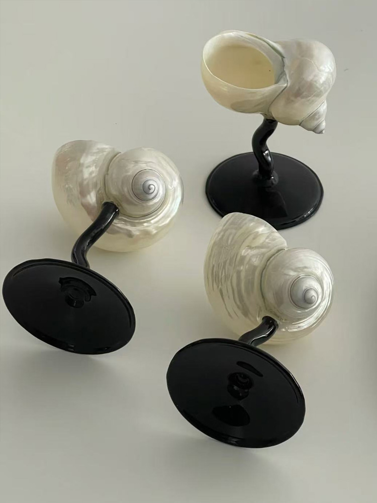 Conchiglia naturale Bicchiere  - Home Bar And Cabinet recensione e prezzo