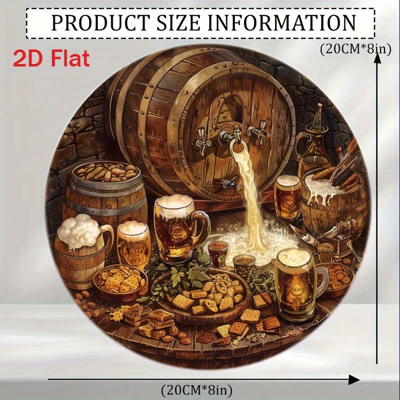 1 Pezzo Targa Rotonda 2D Piatt - Home Bar Cafe recensione e prezzo