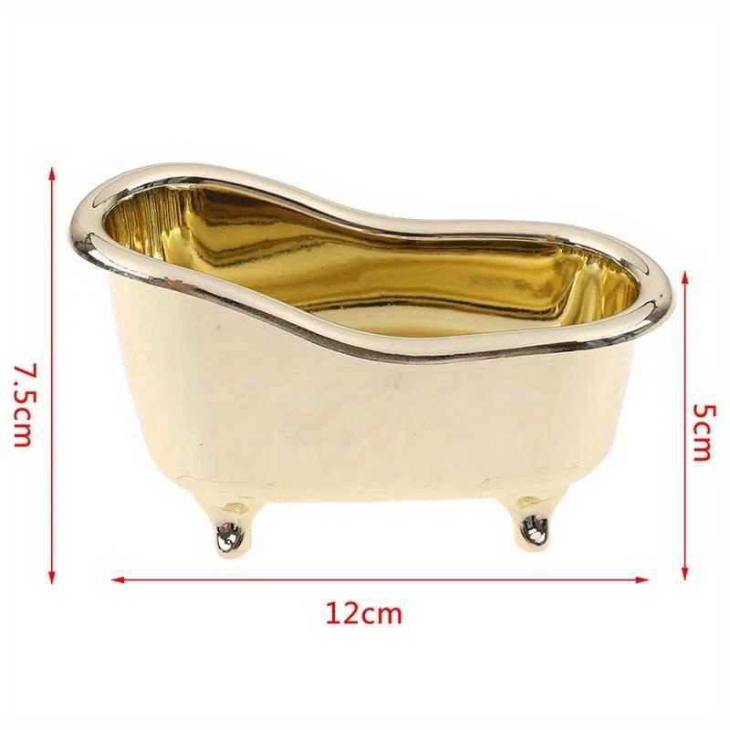 1pc Mini vasca da bagno sapone - Bar Cart Gold recensione e prezzo