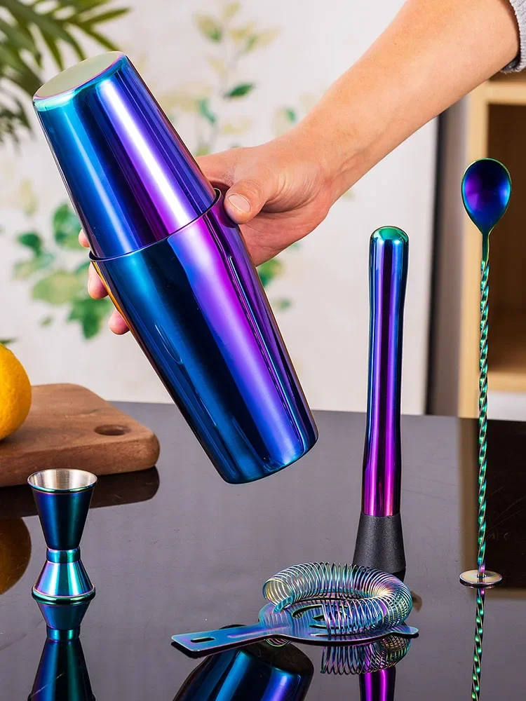 5/7 pezzi Arcobaleno Cocktail  - Boston Shaker Set recensione e prezzo