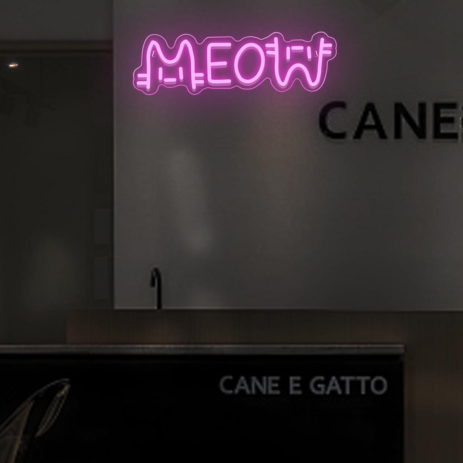 Insegna al Neon a Forma di Gat - Home Bar Cafe recensione e prezzo